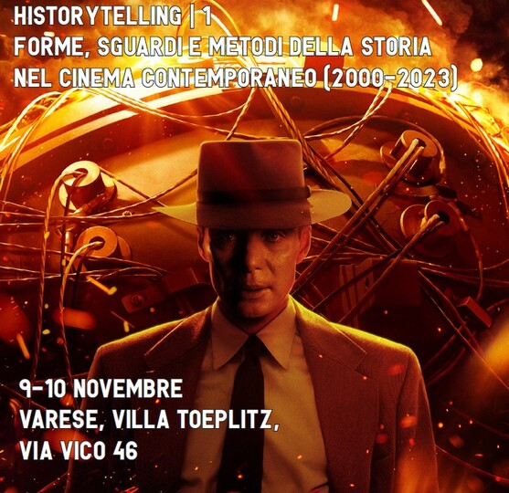 Locandina del convegno Historytelling svolto nel novembre 2023 a Varese